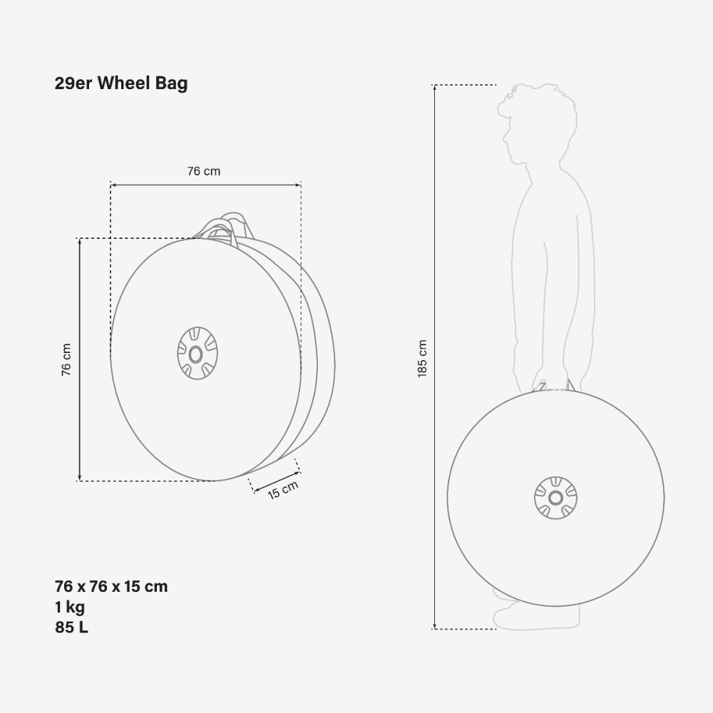 29ER MTB SINGLE WHEEL BAG