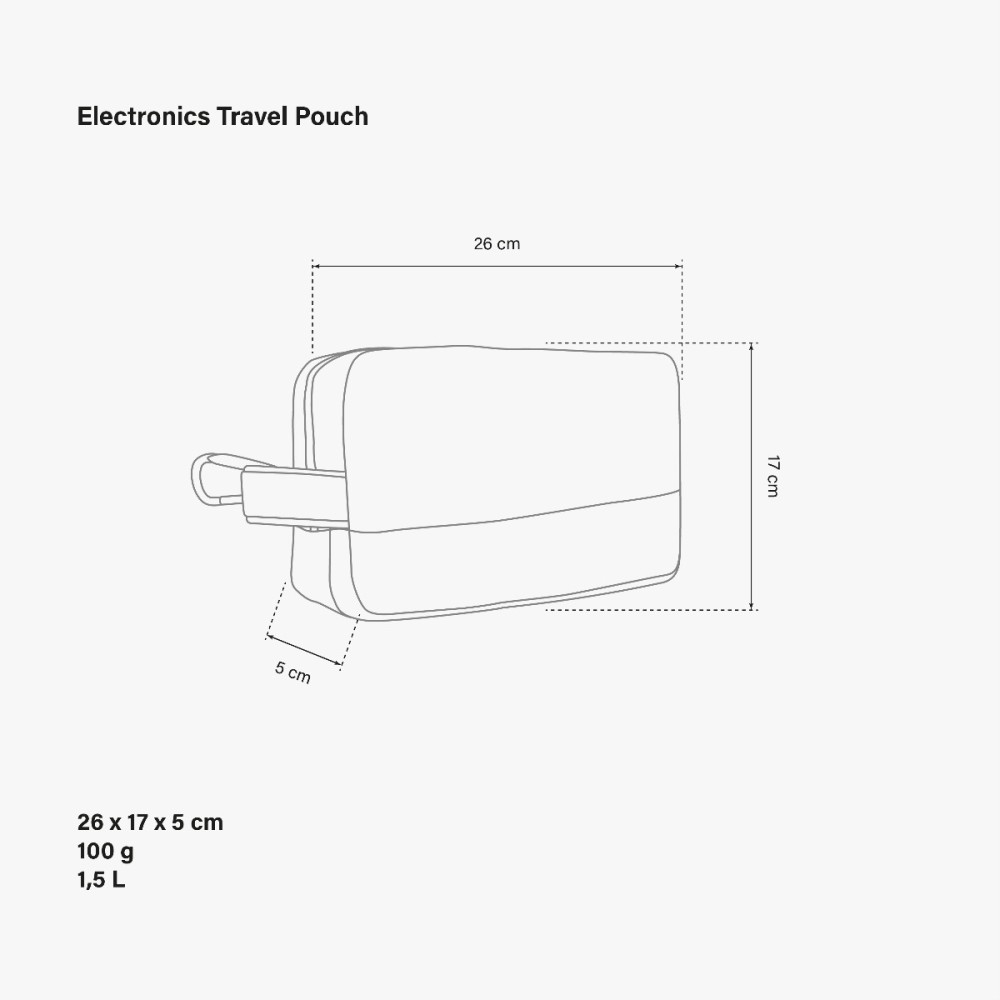 POCHETTE DE VOYAGE POUR ORGANISATEUR NUMÉRIQUE