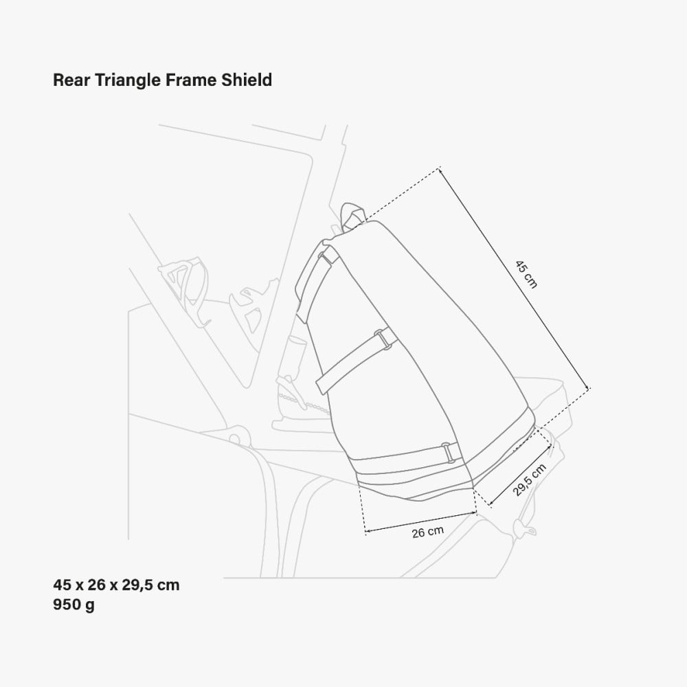 REAR TRIANGLE FRAME SHIELD