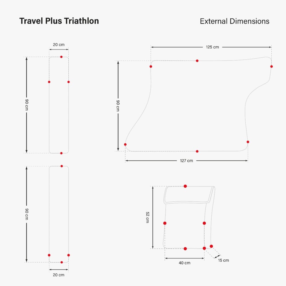 SOFT BIKE BAG - TRAVEL PLUS TRIATHLON