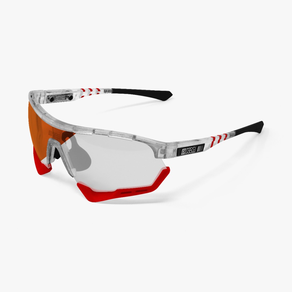 Scicon Sports | Aerotech Sport Performance Sunglasses - Frozen / Photochromic Red - EY14160503