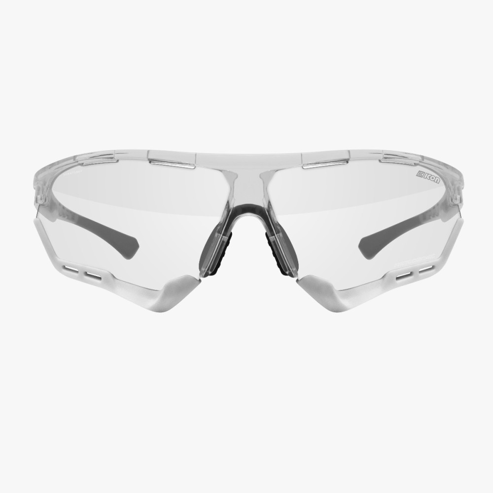 Scicon Sports | Aerocomfort Sport Cycling Performance Sunglasses - Crystal Gloss / Photocromatic Blue - EY15130702
