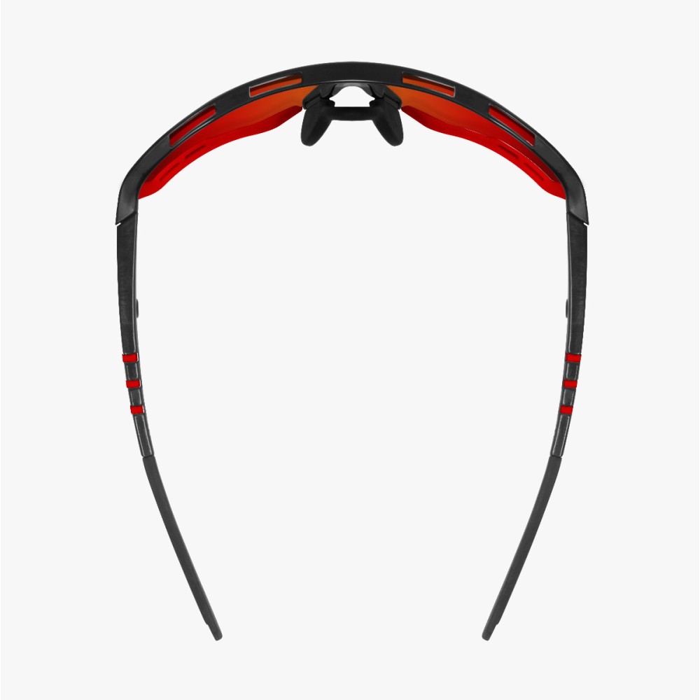 Scicon Sports | Aerocomfort Sport Cycling Performance Sunglasses - Black Gloss / Photocromatic Red - EY15160203
