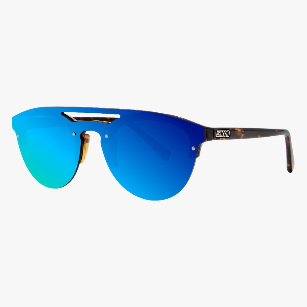 Scicon Sports | Cover Lifestyle Unisex Sunglasses - Demi Frame, Blue Lens - EY160306