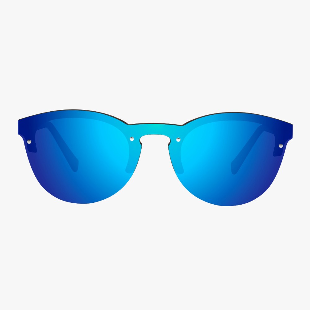 Scicon Sports | Protector Lifestyle Unisex Sunglasses - Demi Frame, Blue Lens - EY170306