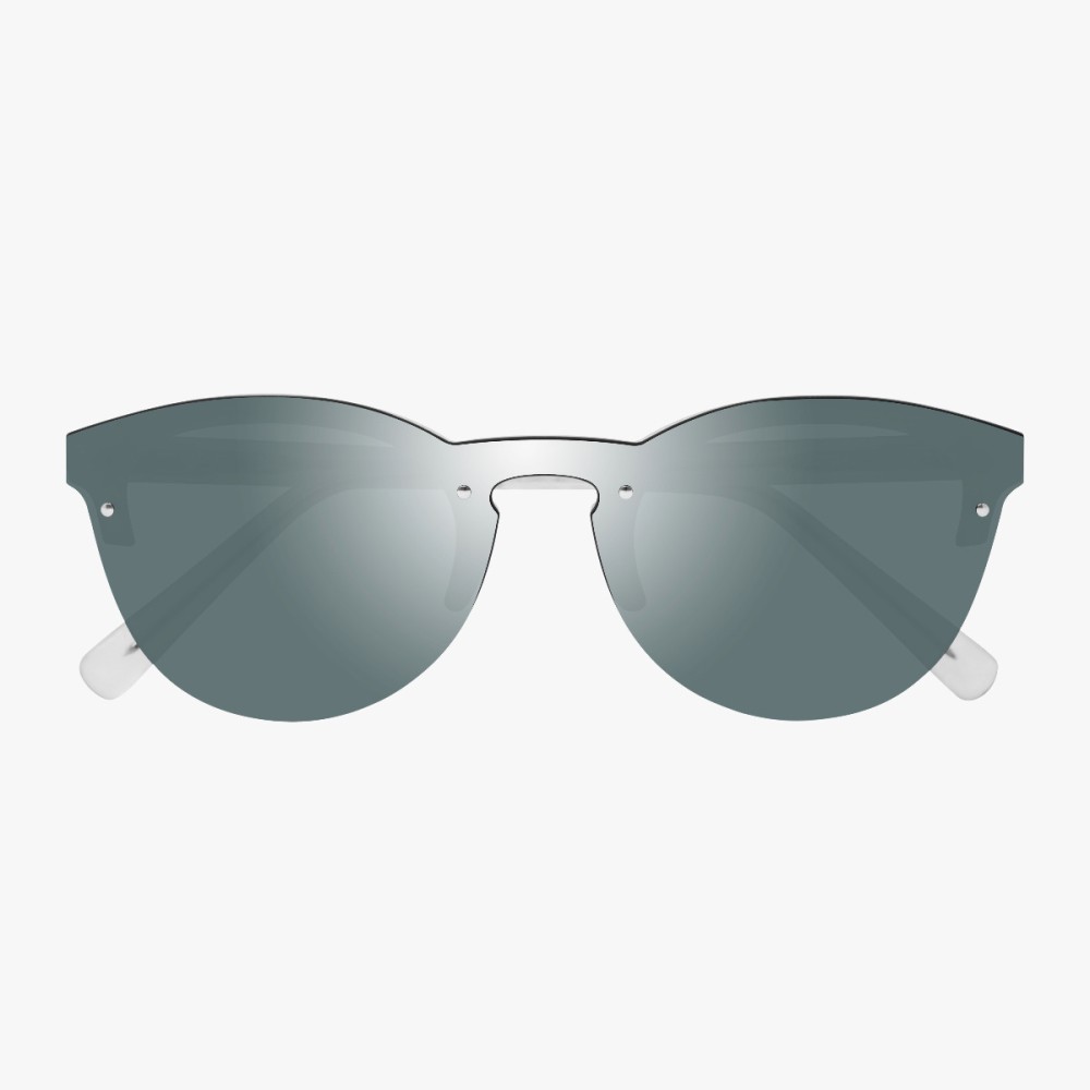 Scicon Sports | Protector Lifestyle Unisex Sunglasses - Frozen Frame, Silver Lens - EY170805