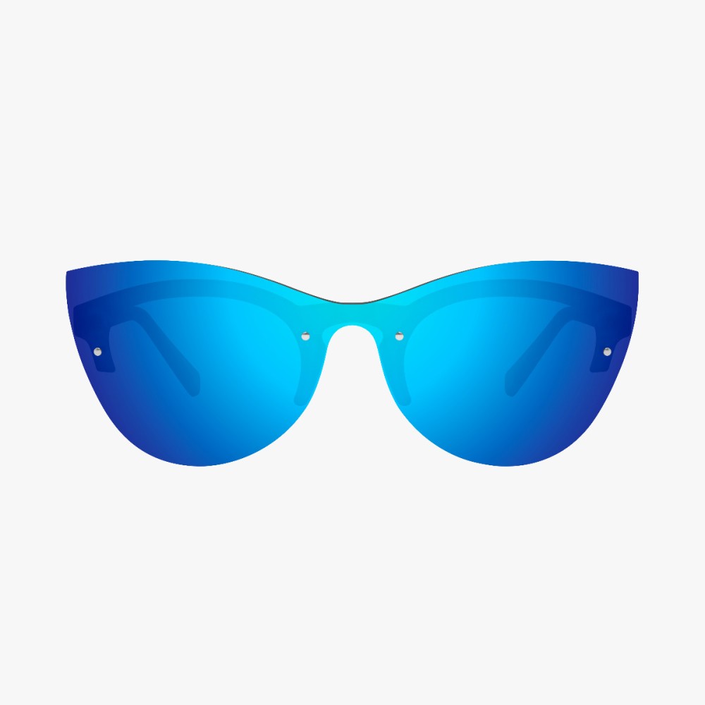 Scicon Sports | Phantom Lifestyle Women's Sunglasses - Frozen Frame, Blue Lens - EY180305