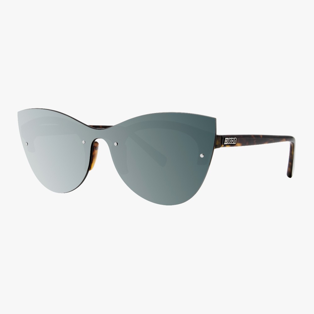 Scicon Sports | Phantom Lifestyle Women's Sunglasses - Demi Frame, Silver Lens - EY180806