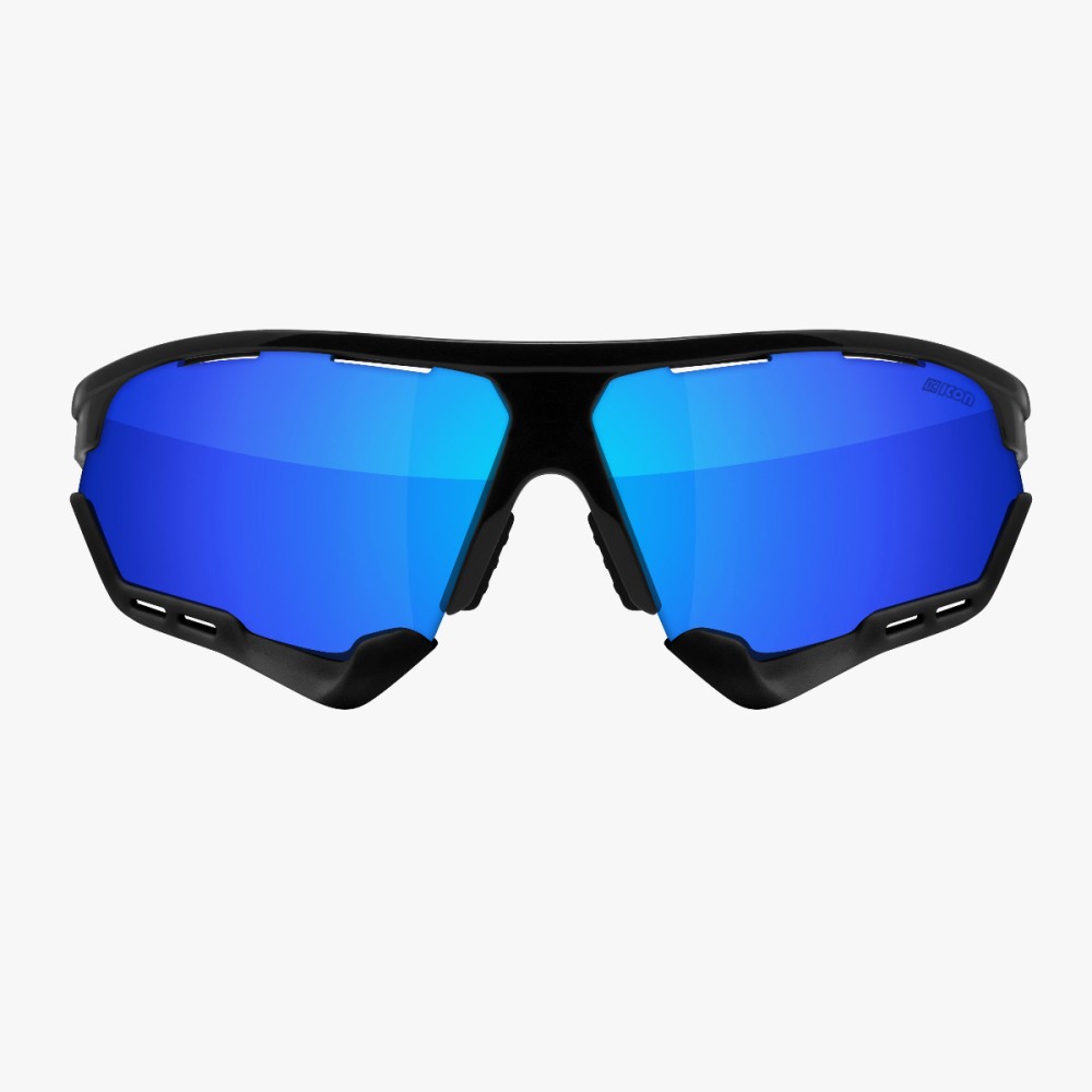 Aerocomfort performance sunglasses scnpp black frame blue lenses EY19030702
