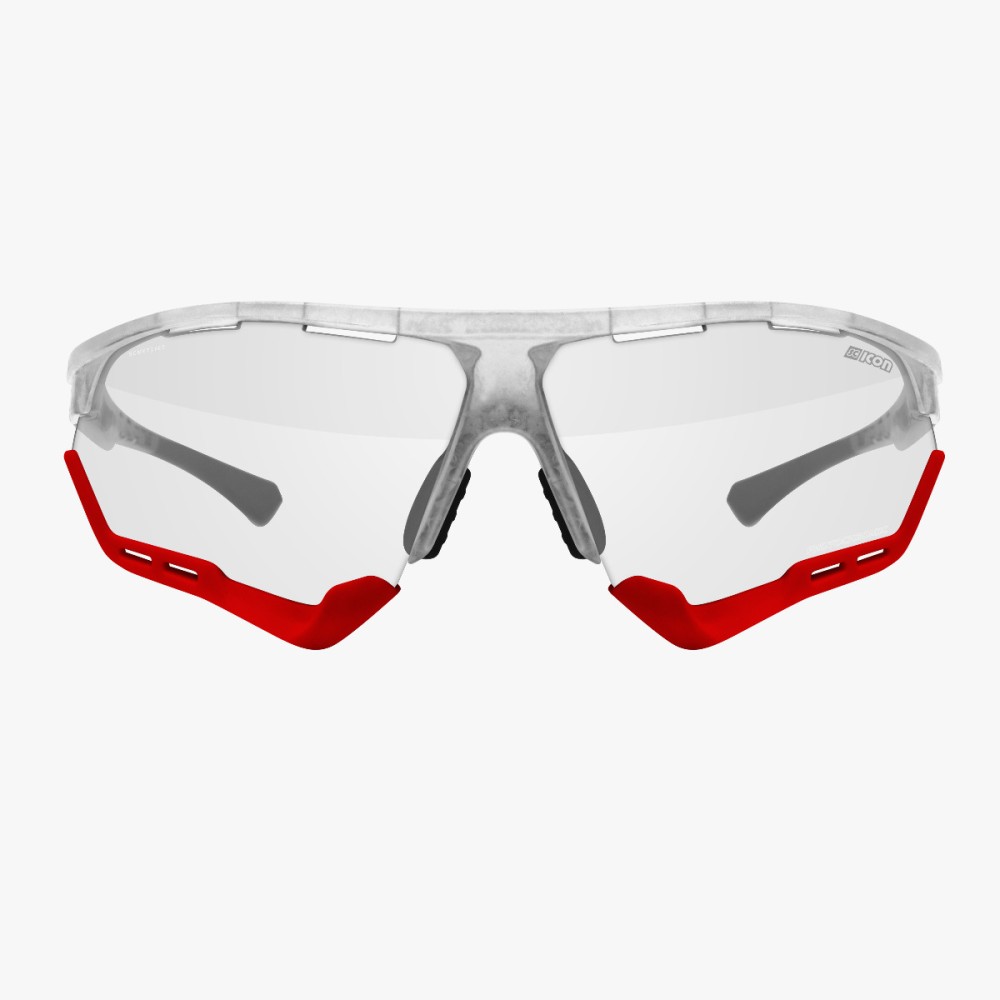 Aerocomfort cycling sunglasses scnxt photochromic frozen frame red lenses EY19160503
