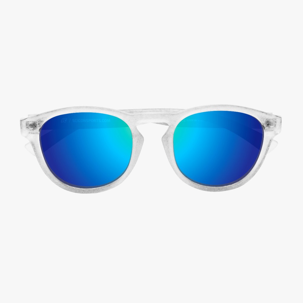 protom frozen white frame blue lens