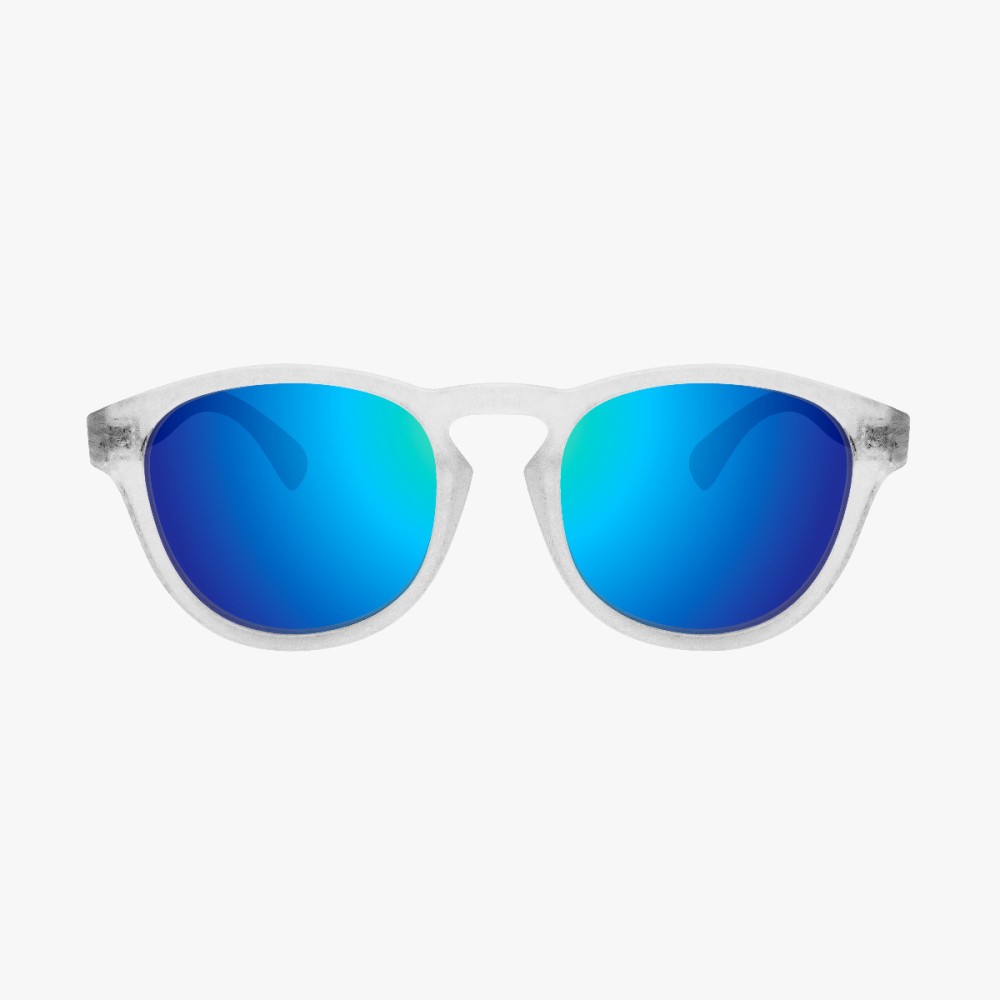 protom frozen white frame blue lens