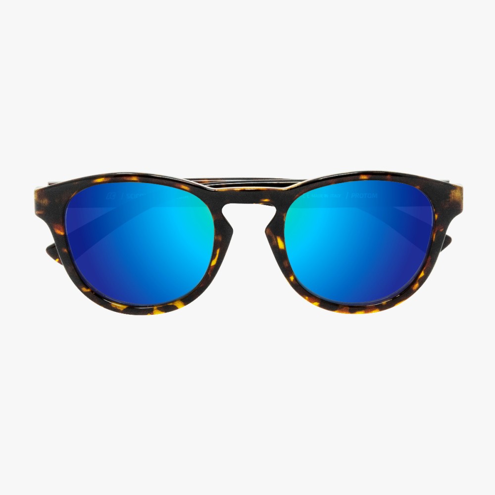 protom demi frame blue lens