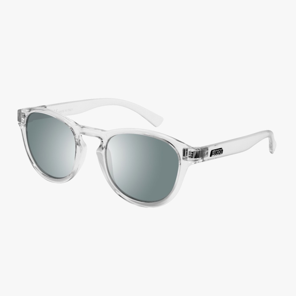 protom crystal frame silver lens