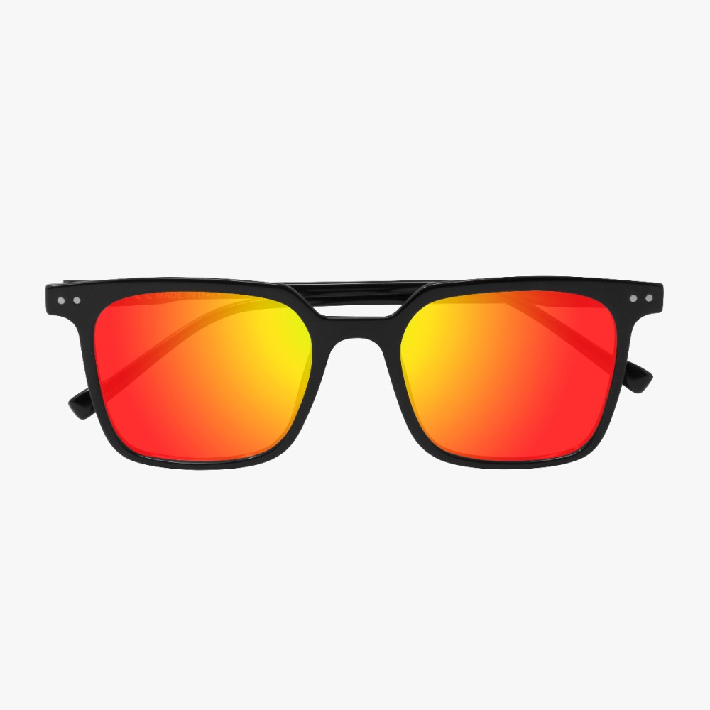 vertec black frame red lens