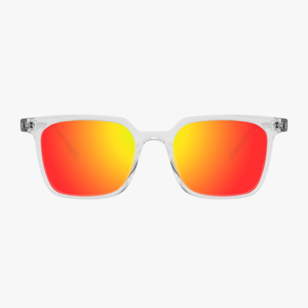 vertec crystal frame red lens