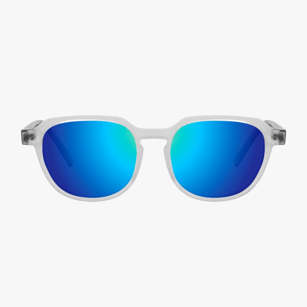 Scicon Sports | Vertex Lifestyle Sunglasses - Frozen Matt, Multimirror Blu Lens - EY220305