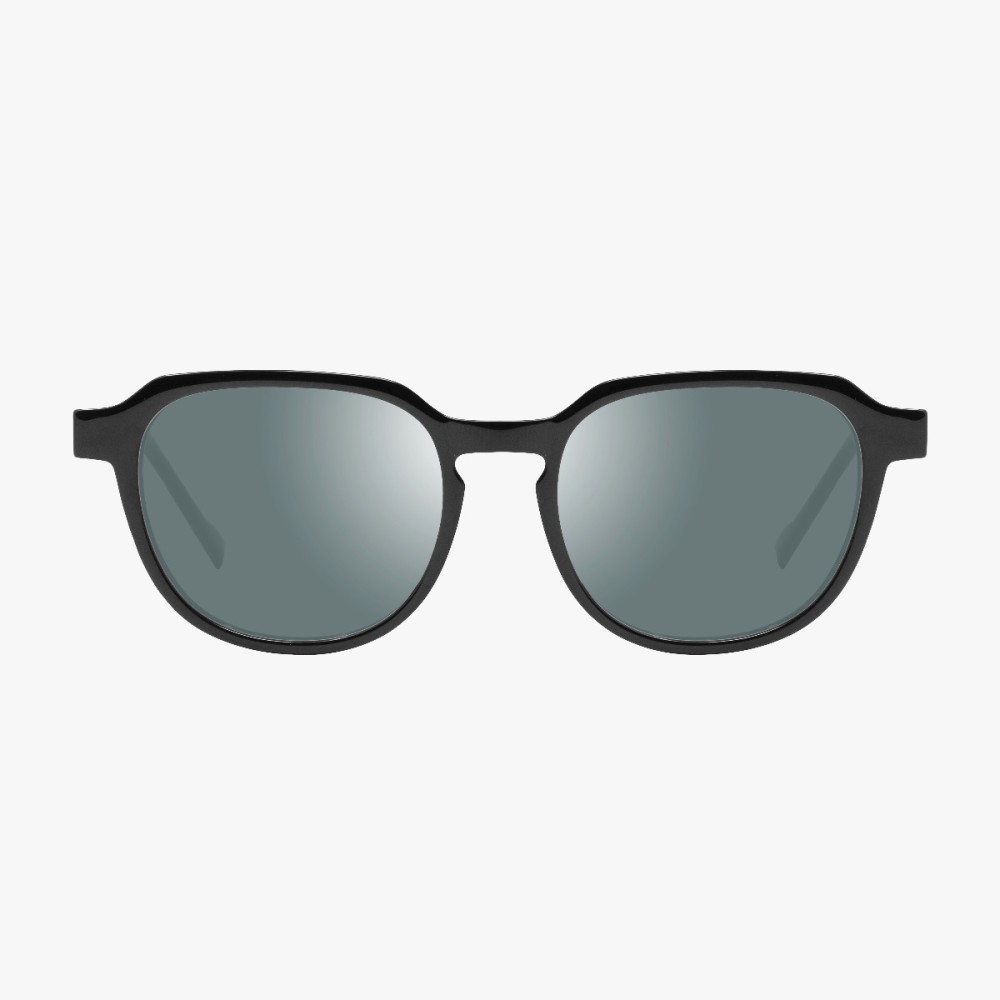 Scicon Sports | Vertex Lifestyle Sunglasses - Black, Multimirror Silver Lens - EY220802