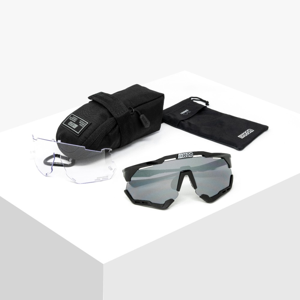 Scicon Sports | Aeroshade XL Cycling Sunglasses - White Gloss / Multimirror Silver - EY25080802