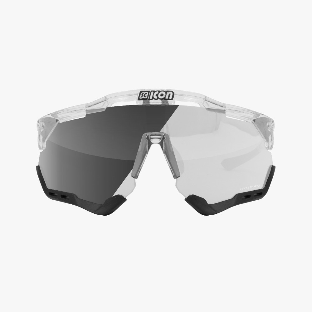 Scicon Sports | Aeroshade XL Cycling Sunglasses - Crystal Gloss / Photocromic Silver - EY25010701