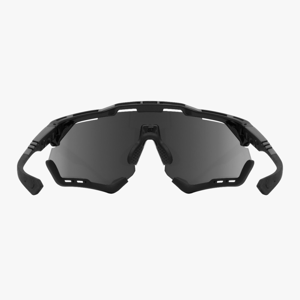 Scicon Sports | Aeroshade XL Cycling Sunglasses - Black Gloss / Multimirror Blue - EY25030201