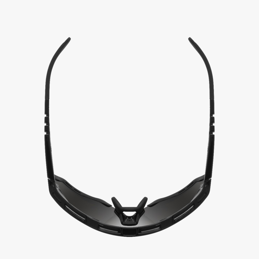 Scicon Sports | Aeroshade XL Cycling Sunglasses - Black Gloss / Multimirror Blue - EY25030201