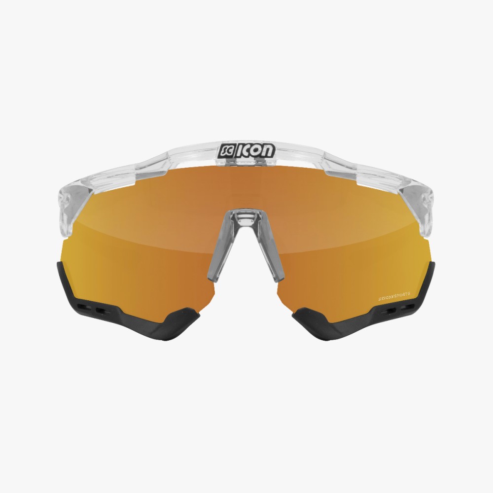 Scicon Sports | Aeroshade XL Cycling Sunglasses - Crystal Gloss / Multimirror Bronze - EY25070701