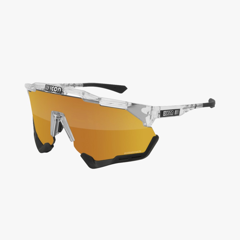 Scicon Sports | Aeroshade XL Cycling Sunglasses - Crystal Gloss / Multimirror Bronze - EY25070701