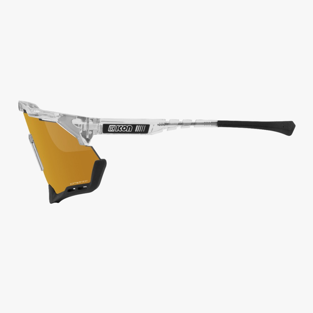 Scicon Sports | Aeroshade XL Cycling Sunglasses - Crystal Gloss / Multimirror Bronze - EY25070701