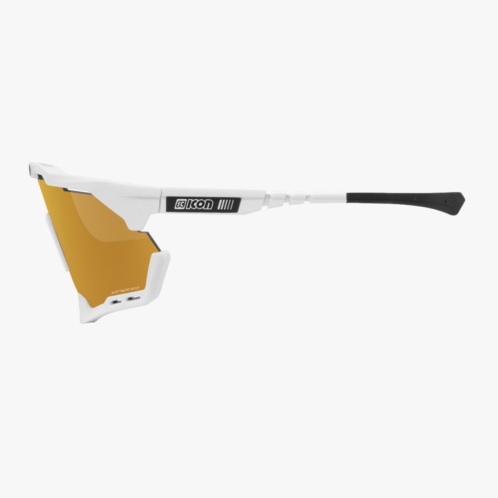 Scicon Sports | Aeroshade XL Cycling Sunglasses - White Gloss / Multimirror  Bronze - EY25070802