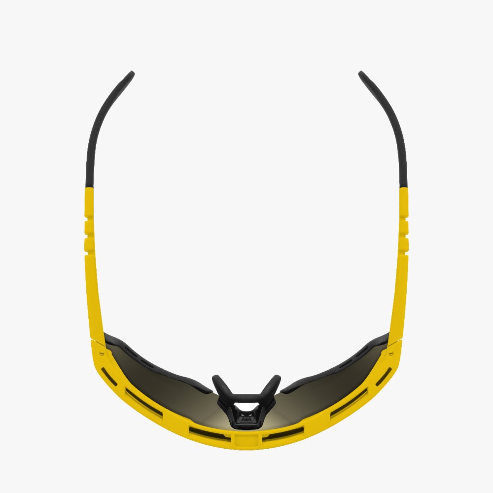 Scicon Sports | Aeroshade XL Cycling Sunglasses - Yellow Gloss / Multimirror Bronze - EY25071101