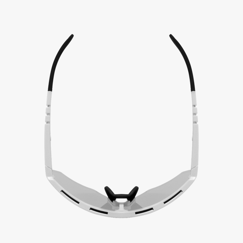 Scicon Sports | Aerowing Cycling Sport Performance Sunglasses - White Gloss / Photocromatic Silver - EY26010802