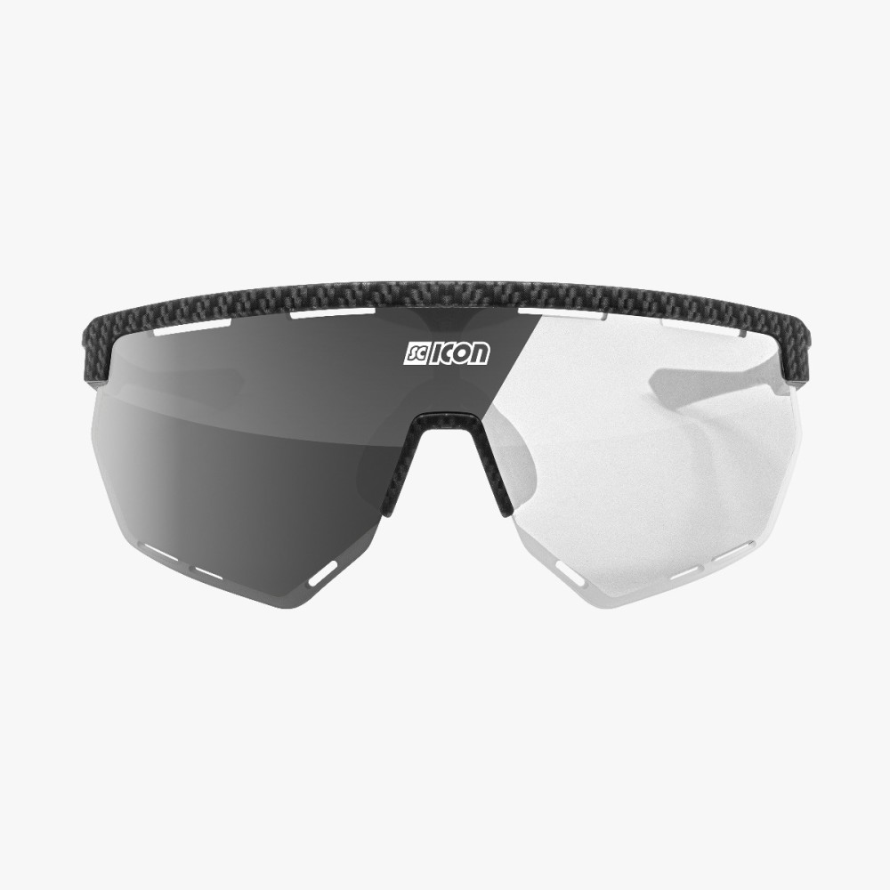 Scicon Sports | Aerowing Sport Performance Sunglasses - Carbon Matt / Photocromatic Silver - EY26011201