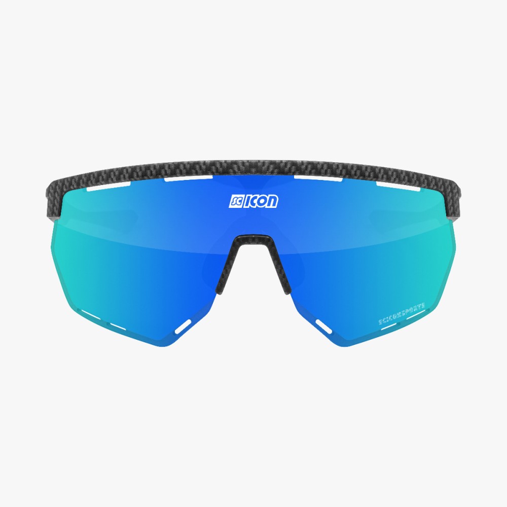 Scicon Sports | Aerowing Sport Performance Sunglasses - Carbon Matt / Multimirror Blue - EY26031201