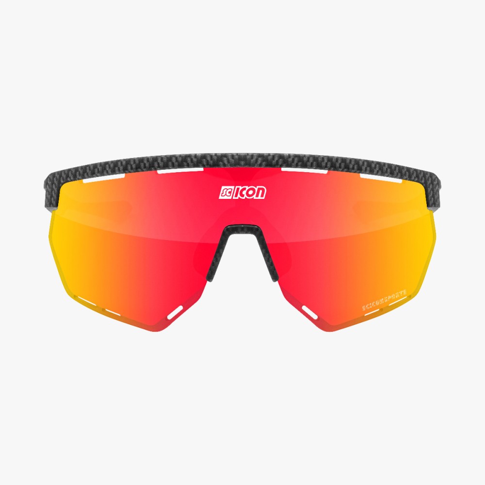 Scicon Sports | Aerowing Sport Performance Sunglasses - Carbon Matt / Multimirror Red - EY26061201