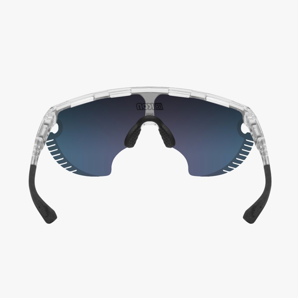 Scicon Sports | Aerowing Lamon Sport Performance Sunglasses - Crystal Gloss / Multimirror Blue - EY30030700