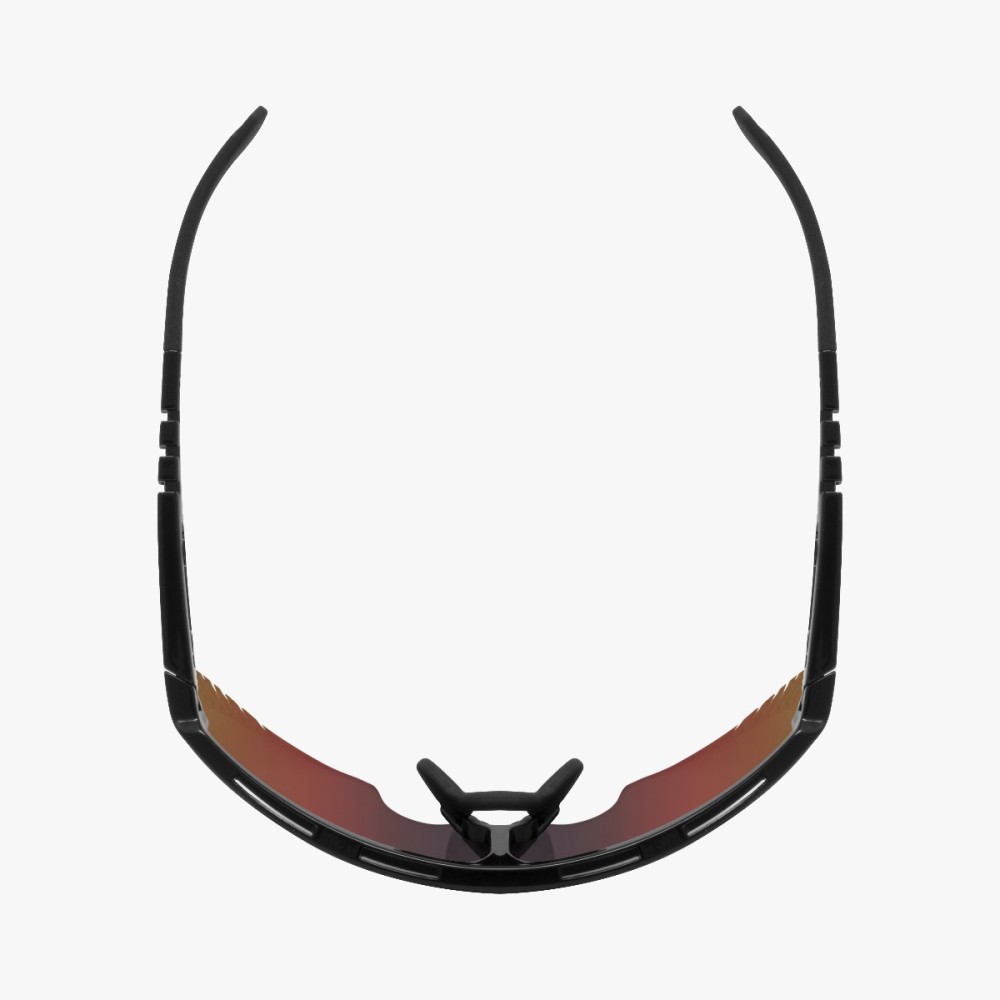 Scicon Sports | Aerowing Lamon Sport Performance Sunglasses - Black Gloss / Multimirror Red - EY30060200
