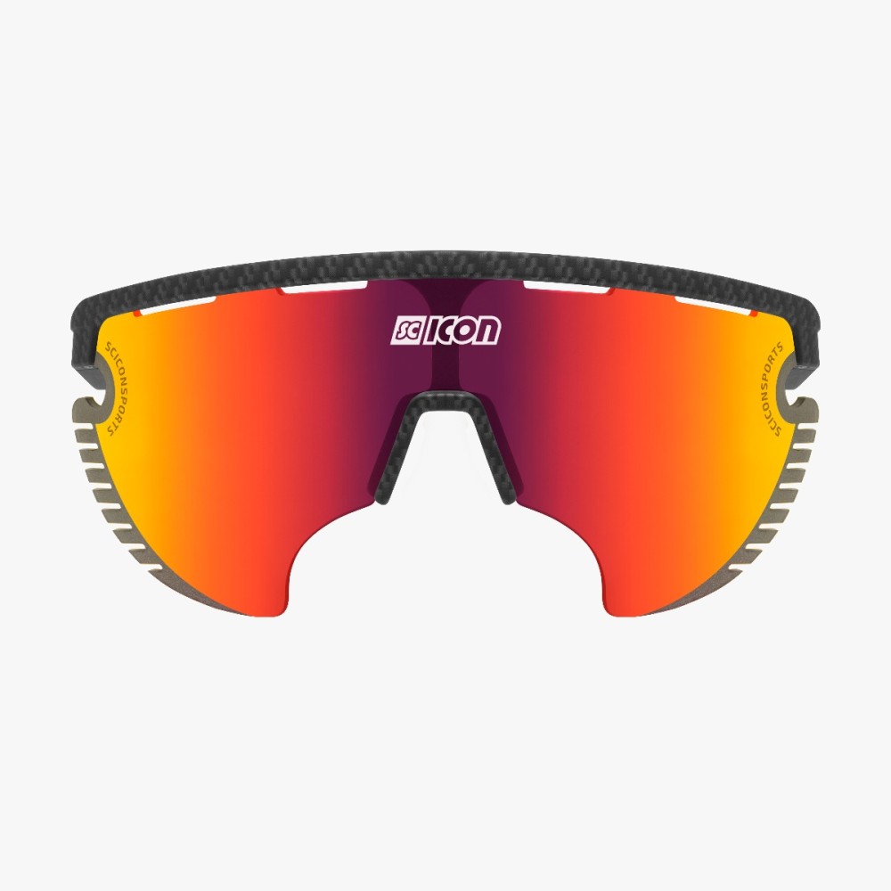 Scicon Sports | Aerowing Lamon Sport Performance Sunglasses - Carbon Matt / Multimirror Red - E30061200