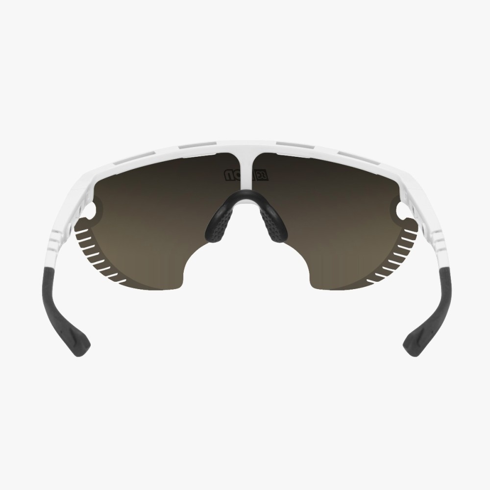 Scicon Sports | Aerowing Lamon Sport Performance Sunglasses - White Gloss / Multimirror Bronze - EY30070800