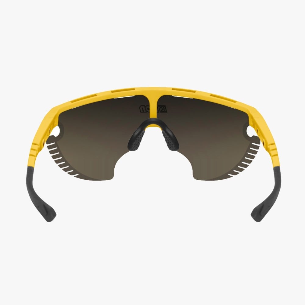 Scicon Sports | Aerowing Lamon Sport Performance Sunglasses - Yellow Gloss / Multimirror Bronze - EY30071100