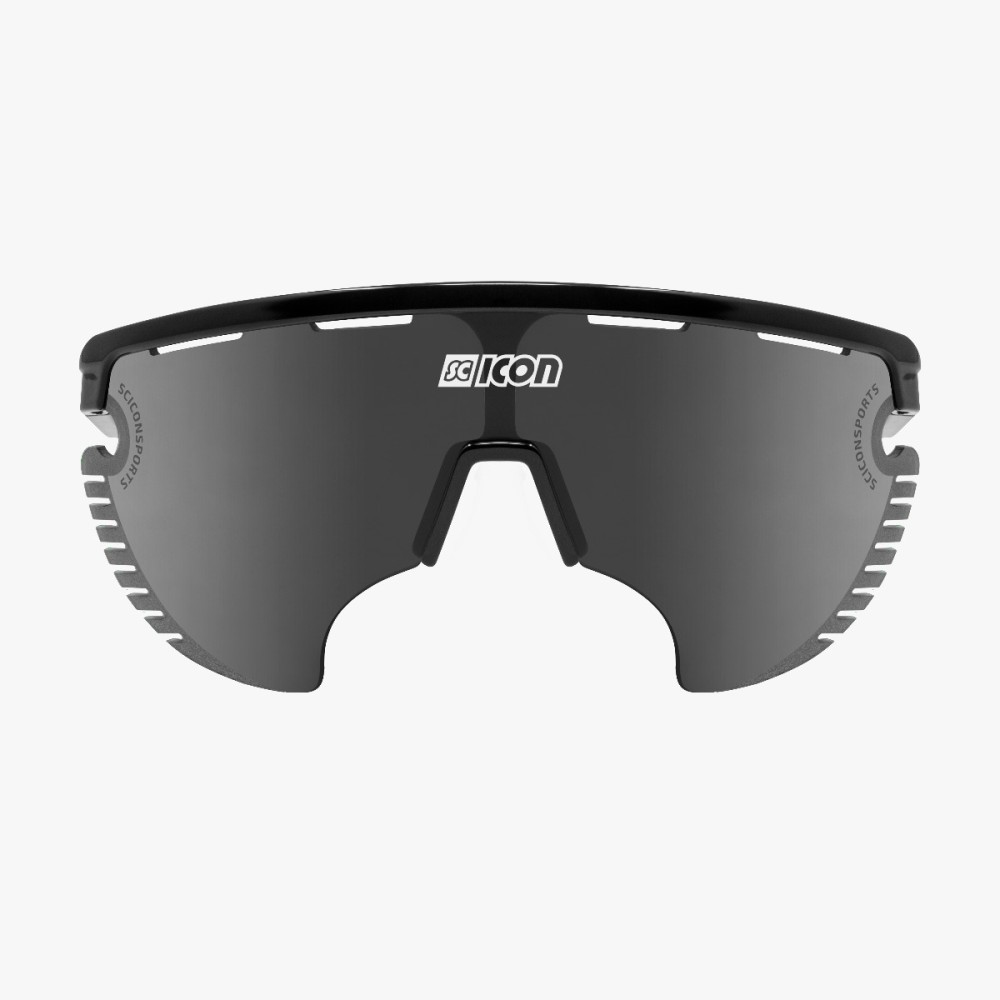 Scicon Sports | Aerowing Lamon Sport Performance Sunglasses - Black Gloss / Multimirror Silver - EY30080200