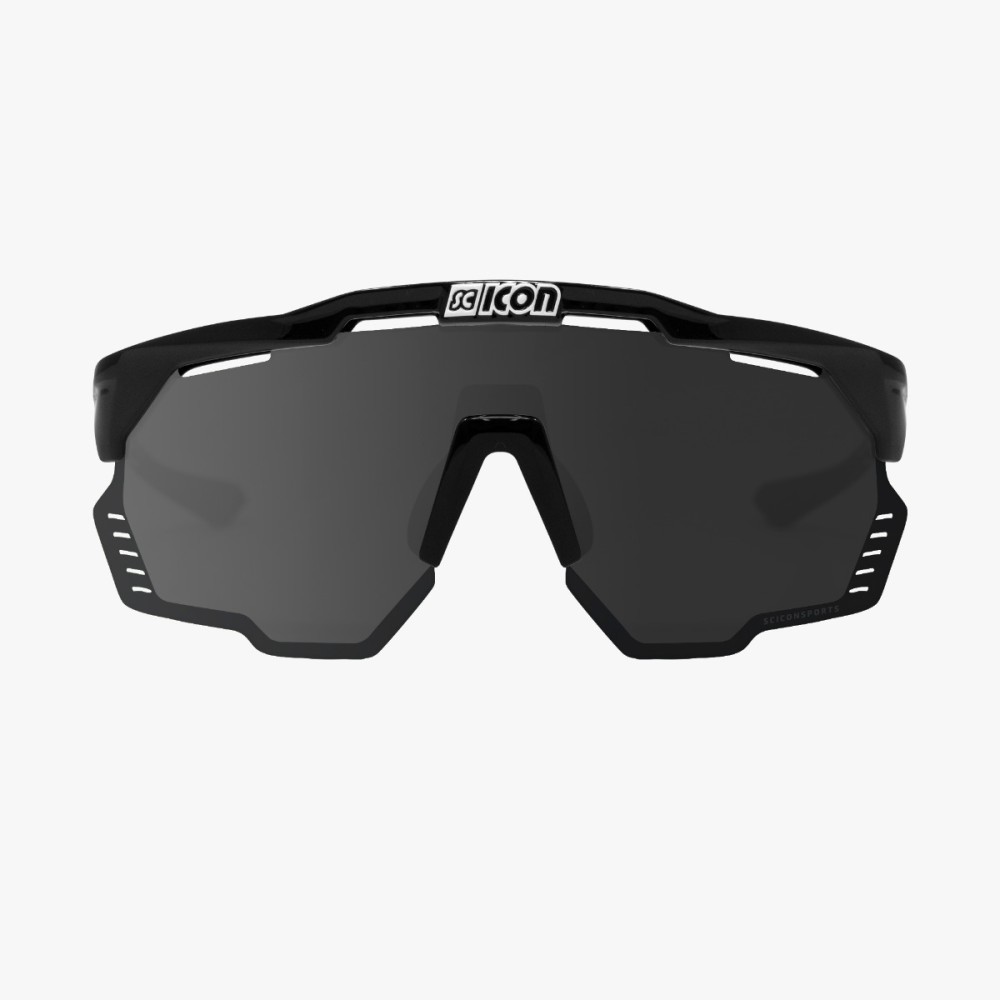 Scicon Sports | Aeroshade Kunken Performance Sunglasses - Black Gloss / Multimirror Silver - EY31080200