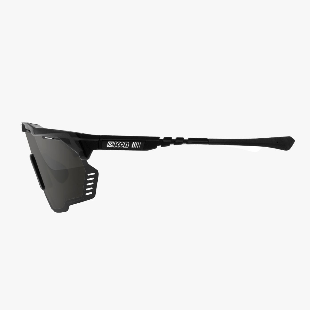 Scicon Sports | Aeroshade Kunken Performance Sunglasses - Black Gloss / Multimirror Silver - EY31080200