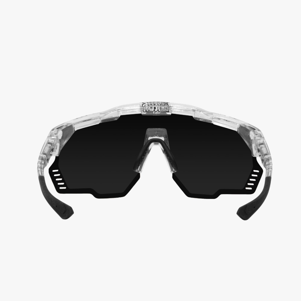 Scicon Sports | Aeroshade Kunken XL Performance Sunglasses - Crystal Gloss / Multimirror Silver - EY31080700