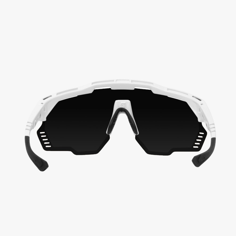 Scicon Sports | Aeroshade Kunken Performance Sunglasses - White Gloss / Multimirror Silver - EY31080800