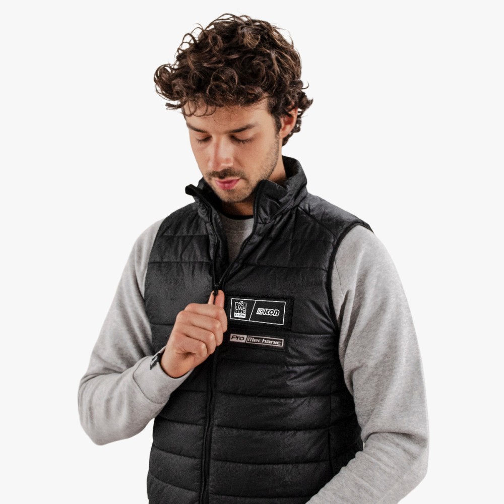 scicon padded gilet body wamer black scjv0002