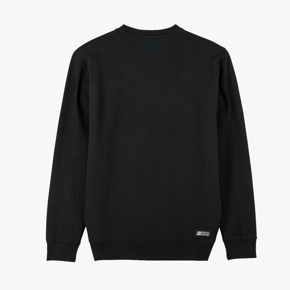 Scicon Sports | Crew Neck Sweater - Black - Reflective- Boxed - logo - SW52212