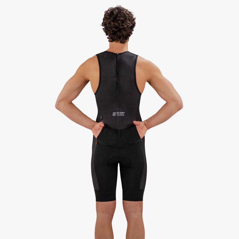 x over sleeveless triathlon suit body black ts11910