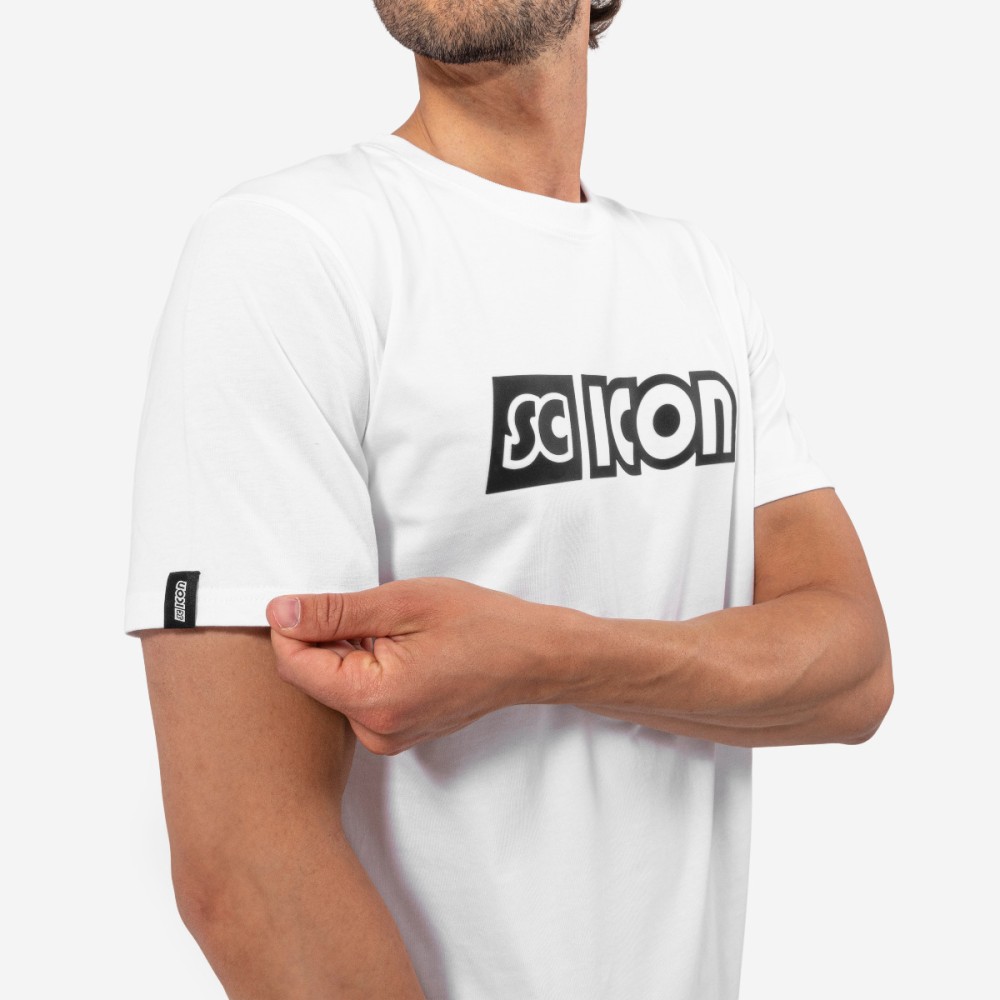 Scicon Sports | SC Logo Lifestyle Cotton T-shirt - White - TS61801