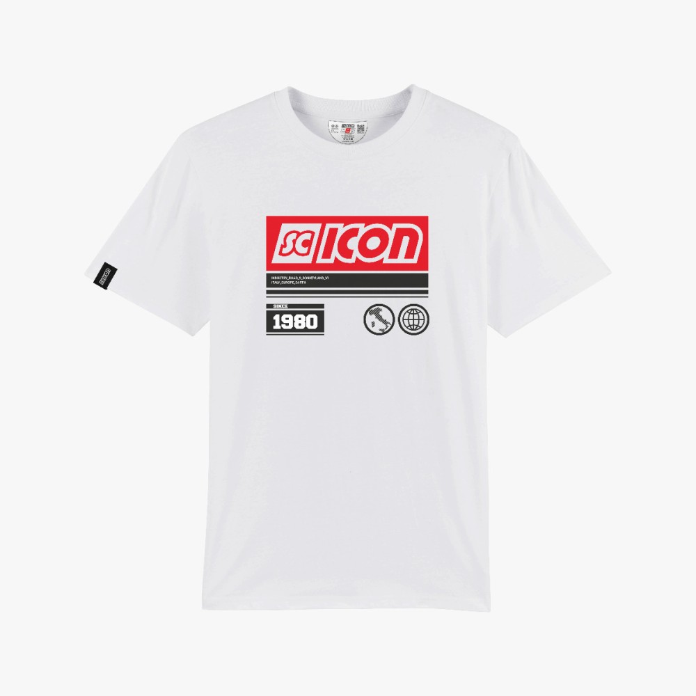 Scicon Sports | SC 1980 Logo Lifestyle Cotton T-shirt - White - TS61851